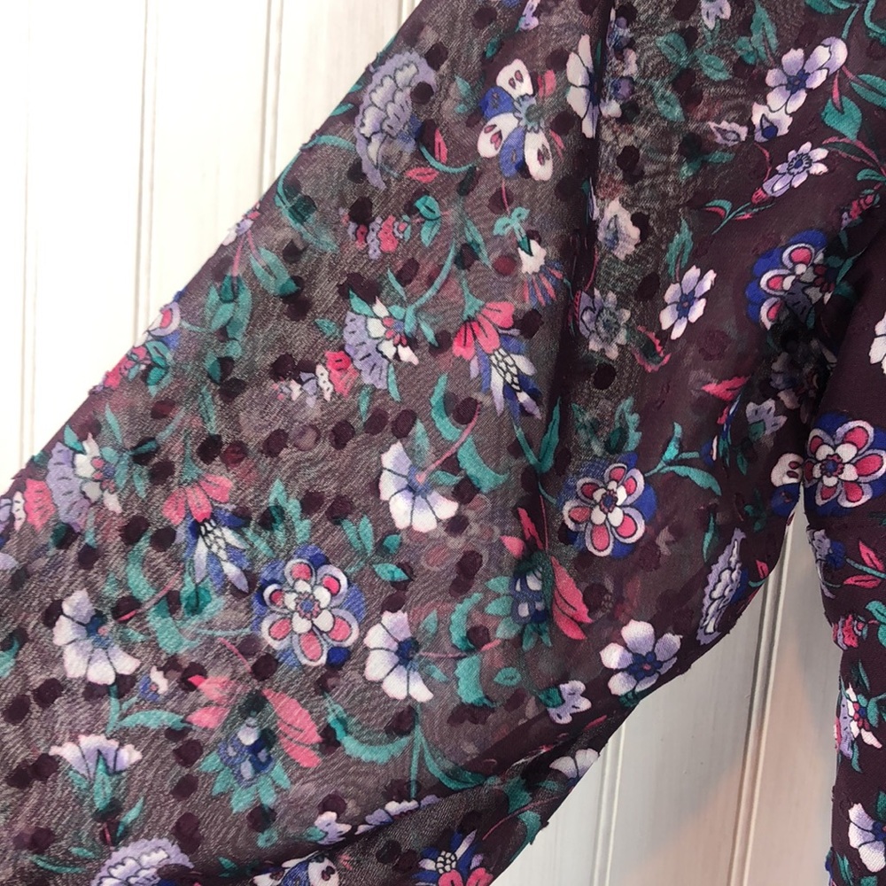 FRANCESCAS FLORAL WRAP DRESS - Picture 2 of 6